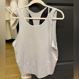 Nike Women's Light Gray Tank Top